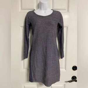 D4- MARINE LAYER Purple BodyCon Pullover Sweater Dress
